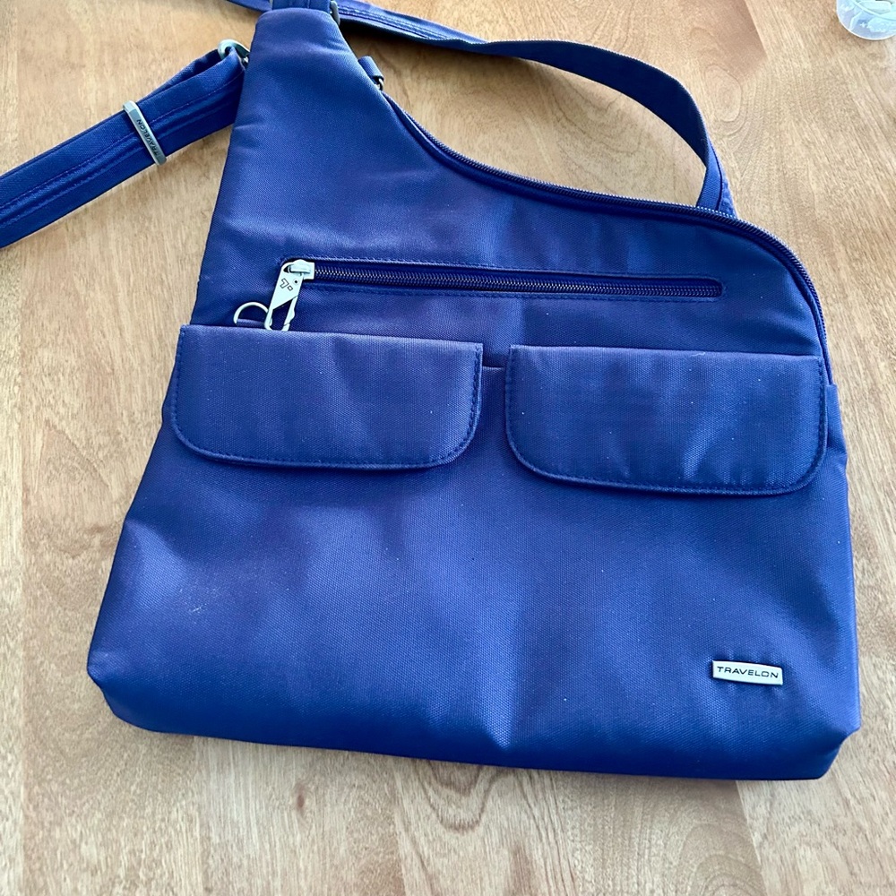 Travelon Blue Crossbody Bag